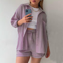 Conjunto Casual Feminino 2 peças -  Jennifer / Perfeito para o Verão é dias Quentes! Garantindo Estilo e Frescor!